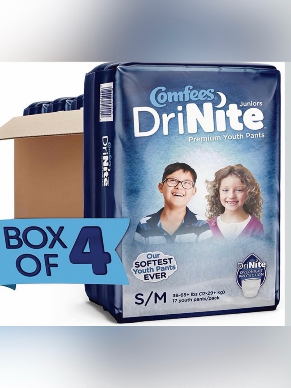 NEW Comfees box of 4